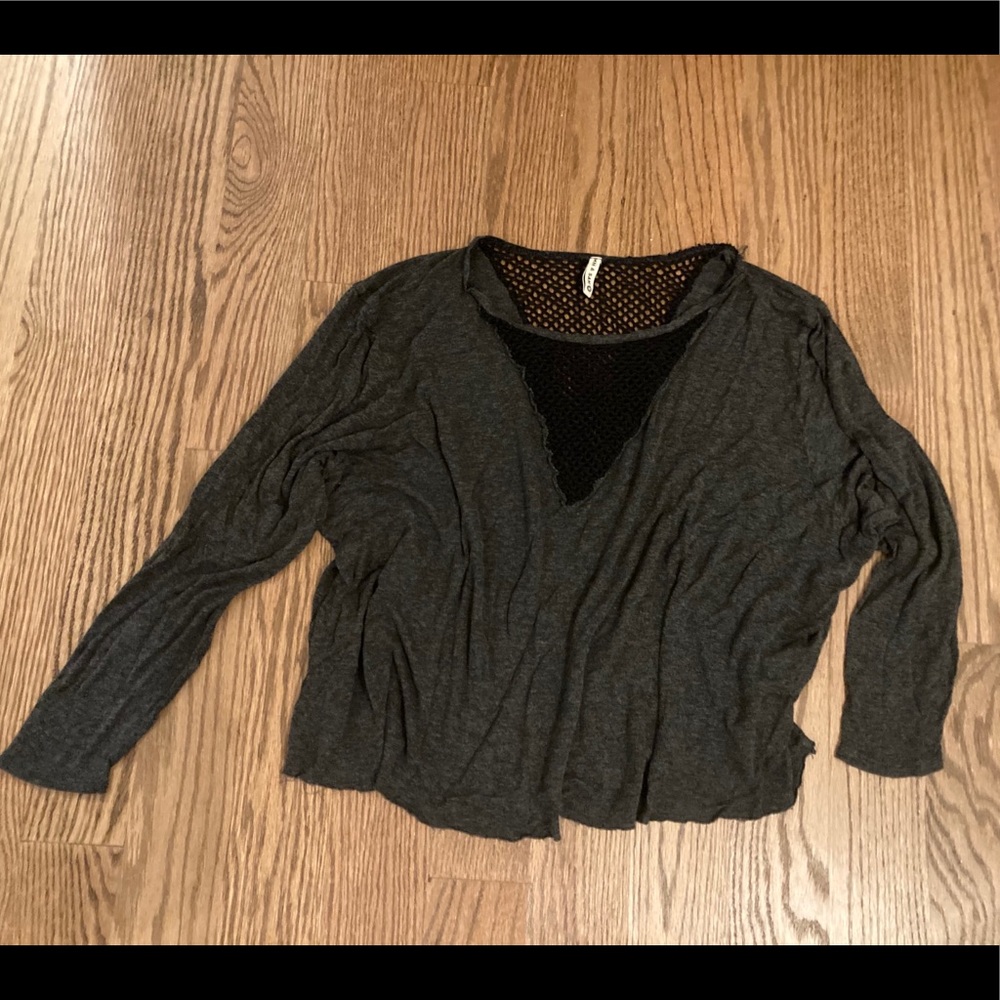 LF Emma and Sam gray top size medium